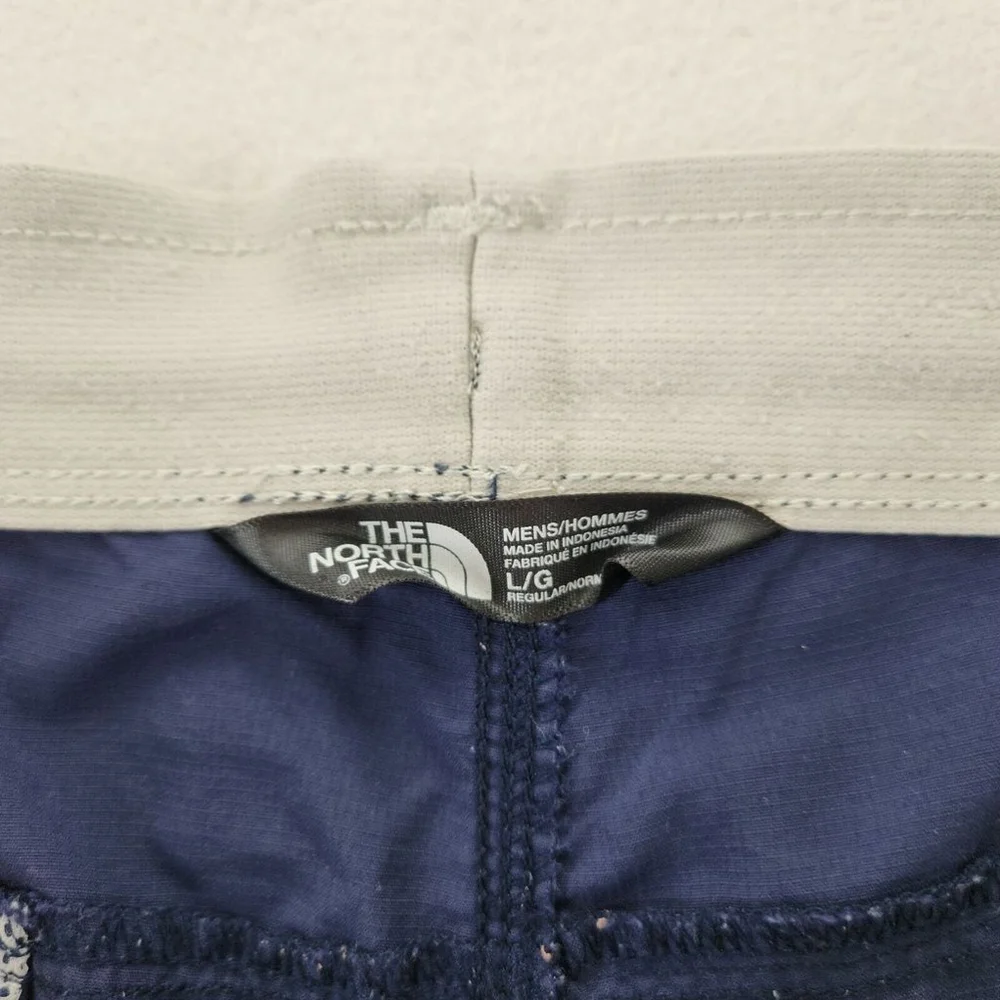 The North Face Men's 100% Nylon Baggies Athletic Shorts Navy Blue Large Outdoor